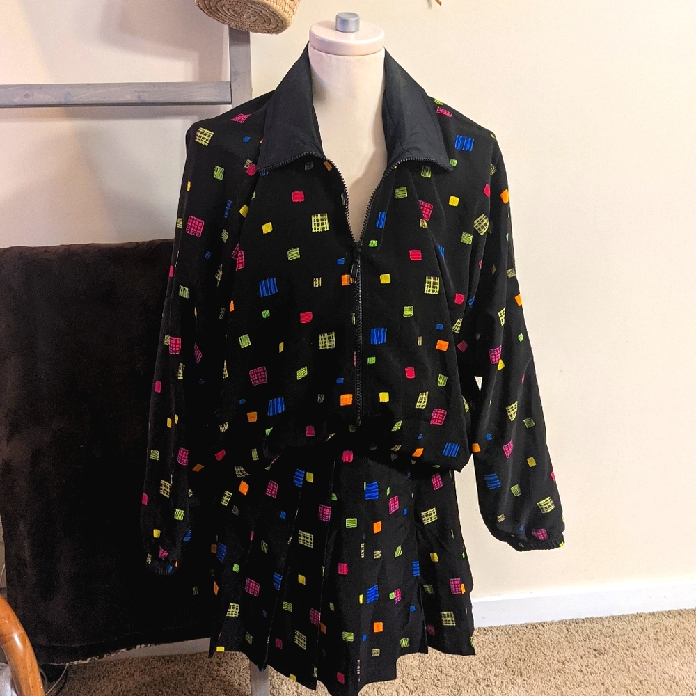 Vintage LBH Tennis Skirt and Matching Jacket
